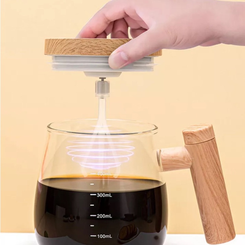 Us self stirring coffee mug Electric mixing cup Stirring cup battery powered